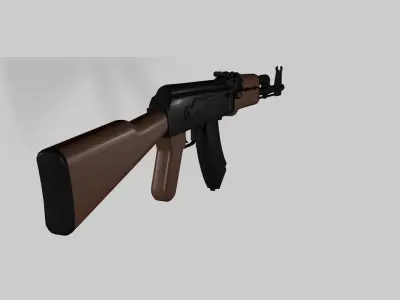 AK47 Gun 3D model purchase