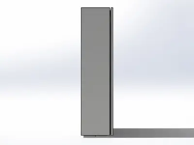 Painel Eletrico 300 x 800 x 1200 Electrical Panel 3D model