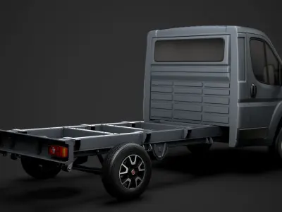 Fiat Ducato Chassis Truck Single Cab 3450WB 2020 3D model