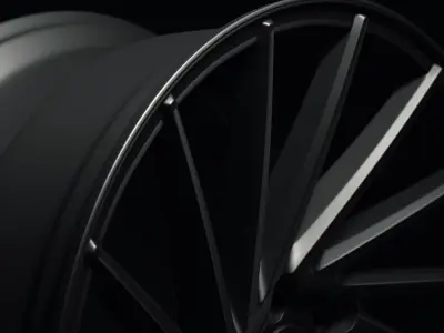 1AV ZX1 Alloy Wheel 3D Model 3D model