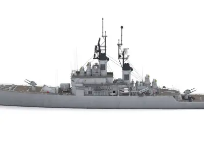 CG 19  -  USS Dale Low-poly 3D model