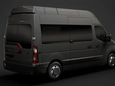 Opel Movano L2H3 Minibus 2020 3D model