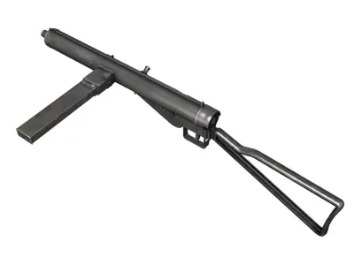 Sten MKIII Submachine Gun 3D model