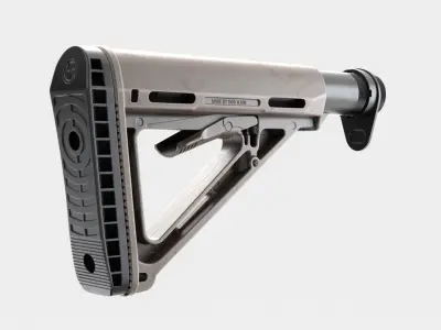 Stock magpul - High-poly 3D model