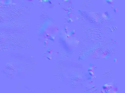 Hippopotamus on platform Low-poly 3D model