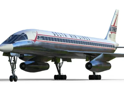 Convair 58-9 SST 3D model