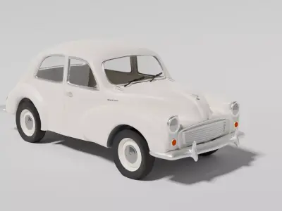 Morris Minor 1000 Free 3D model