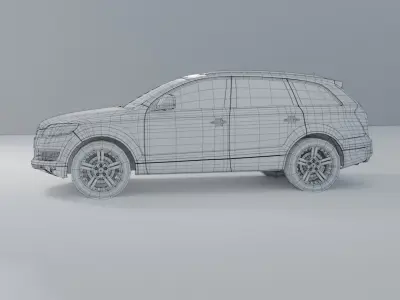 AUDI Q7 2006 CAR MODEL Low-poly 3D model