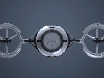 Maintenance Drone Mk1 Used Look 3D model