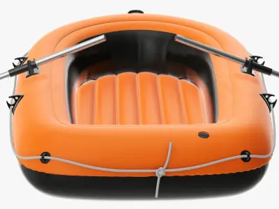 Boat inflatable 04 3D model