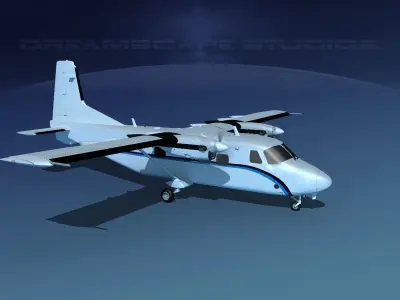Harbin Y-12 II V09 3D model