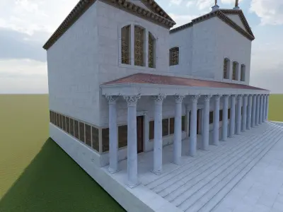 Curla Julia SENATE HOUSE 3D model