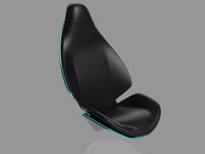 car seat concept 3D model