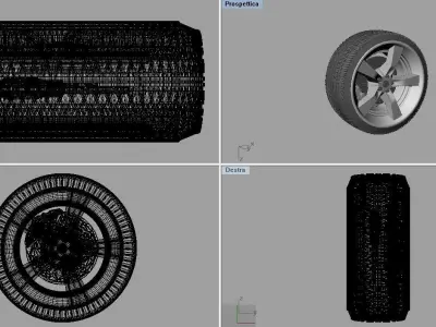 Car Tire Free 3D model