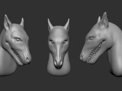 Demon Horse 3D model