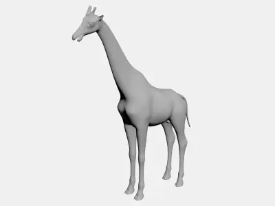 Giraffe-wild animals 3D model