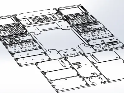 Pedestal Airbus A320 - Complete 3D print model
