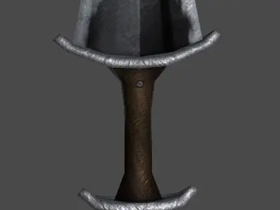dagger1 sword Low-poly 3D model