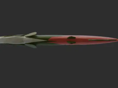 Low Poly Arapaima Low-poly 3D model