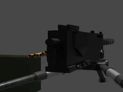 M1919 30 caliber   Free 3D model