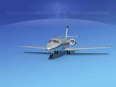 Cessna C680 Citation Soveriegn V01 3D model