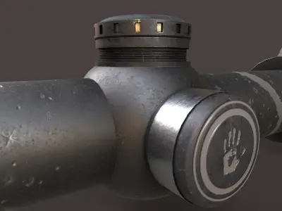 Weapon Sight Low-poly 3D model