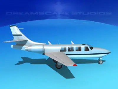 Piper Aerostar FJ-100 Fanjet V09 3D model