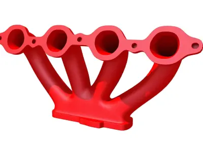 Printable Exhaust Model 3D model