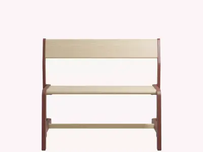 Ikea children bench Free 3D model