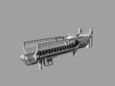 Fallout Fat Man Mini Nuke Launcher Prop Replica Scale Model 3D print model