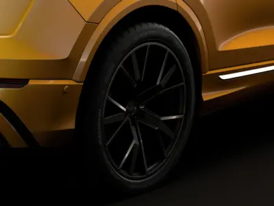 Audi Q8 50 TDI quattro S line 2018 wheel 3D model