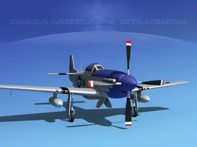 P-51D Mustang Nancy Lee 3D model