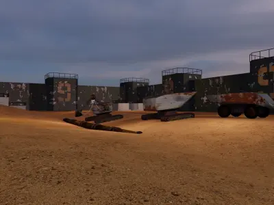 Apocalyptic Mine Free 3D model