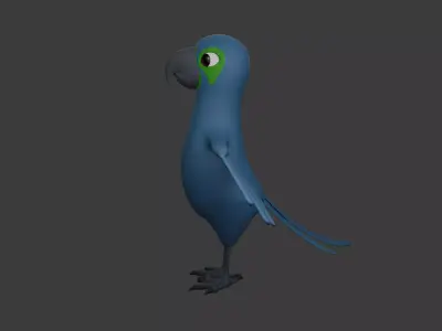 Parrot Cartoon 3D model