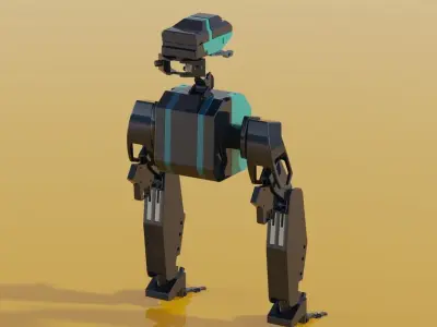 Robotic  heavy scifi mech hard surface  3D model