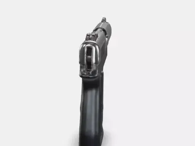 SleekHeavyLaserPistol Low-poly 3D model