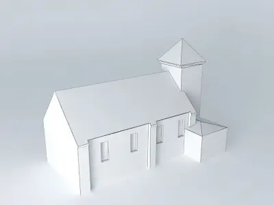 Old Town church Free 3D model
