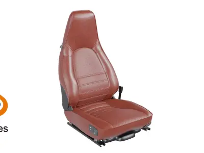  Racing Seat 3D model