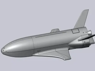 Boeing X-37B OTV Experimental Spaceplane Miniature 3D print model