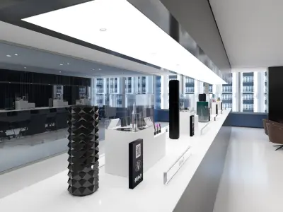 Cosmetics Skincare Beauty Store V1 3D model