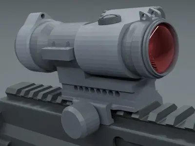 gun model 3D model