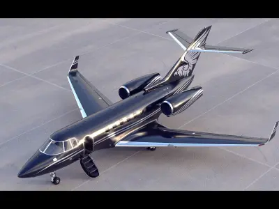 Hawker 900XP 3D model