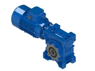 Worm gear motor NMRV 090 3D model