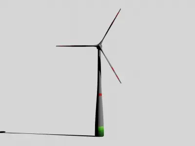 Windturbine wind turbine Free 3D model
