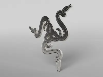 Razer Logo v3 008 Free low-poly 3D model