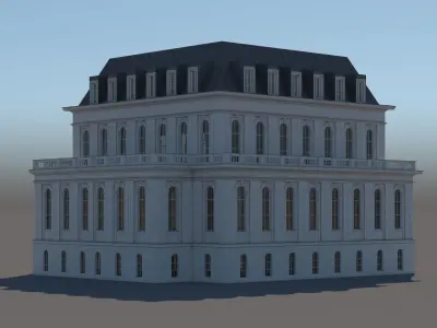 Modern City Building 004 3D model