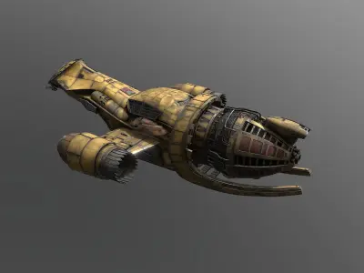 28Serenity spaceship 3D model