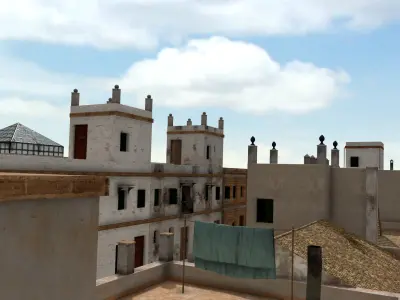 Pack 24 Old High-Quality 3D Colonial House 3D model