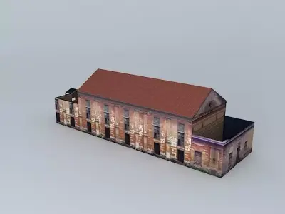 Old movie theater Free 3D model