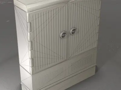 Electrical Distribution Cabinet 149 Low-poly 3D model